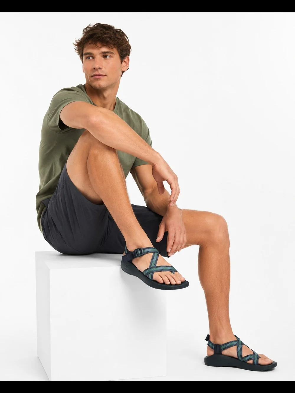 Chaco Z/1 Classic Outdoor Sport Sandals Men's Size 14 Blue Green Hiking